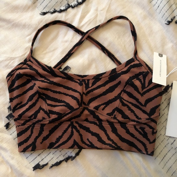 VARLEY Tiger Print Sports Bra - Picture 2 of 6